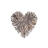 Creative Co-Op Driftwood Heart Shaped Wall Décor