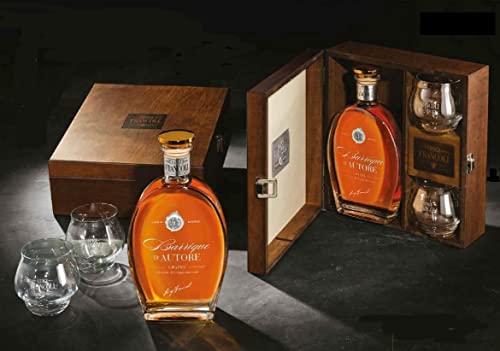 LUIGI FRANCOLI CONFEZIONE REGINA MARTA 70 CL CON DUE BICCHIERI E CASSETTA DI LEGNO