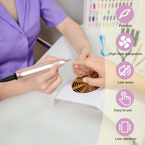 Set eléctrico profesional para manicura y pedicura Marvelity miniatura 7