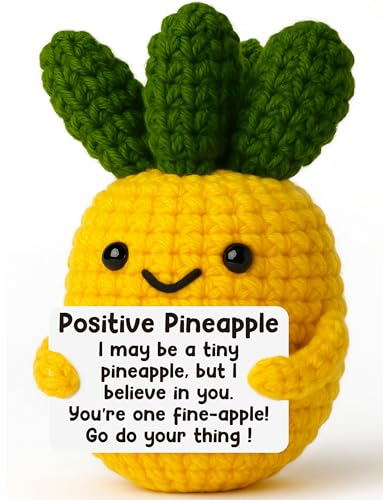 Positive Crochet Pineapple Gifts - Cute Inspirational Fine-apple Encouragement Easter