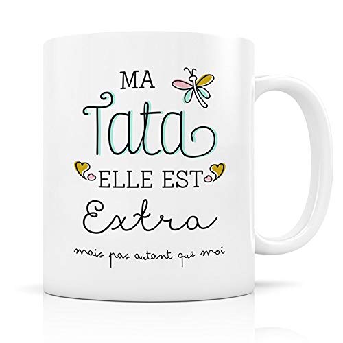 Créa Bisontine - Tazza con scritta Ma tata elle