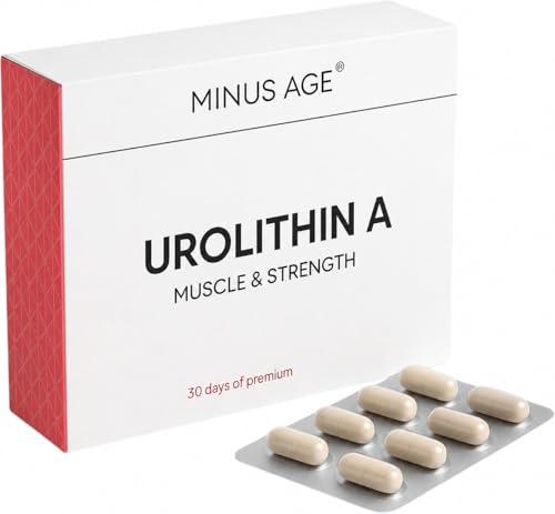 Urolithin A Kapseln 500 mg 60 vegane Kapseln Nahrungsergänzungsmittel Glutenfrei Laborgeprüft
