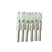 Jiexi Hwyp Automatically Lighted Led Nocks for Inner Diameter 6.3 mm Compound Bow Arrows GT Size Pack of 6 (green)