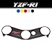 Top Triple Clamp Yoke for Yamaha YZF R1 YZF1000 YZFR1 YZFR1 Aufkleber Aufkleber Hüllen Füllt Triple Tree R1 R1000 Motorrad 2005-2008 Aufkleber (Color : Red)