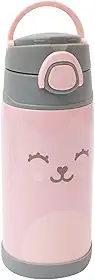 Buba, Garrafa Termica Parede Dupla Gumy, 400 ML, Rosa