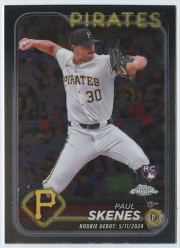 2024 Topps Chrome Update #USC27 Paul Skenes RC Rookie Pittsburgh Pirates MLB Baseball Base Trading...