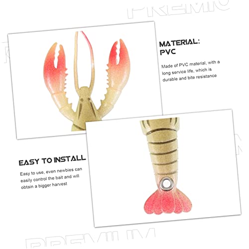 Leurres immitation de crevettes appâts de résistants eau douce - 5