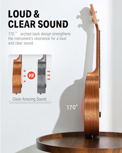 Donner DUC-1 23 Concert Ukulele Beginner Mahogany 23 Inch Ukelele Kit thumb #1