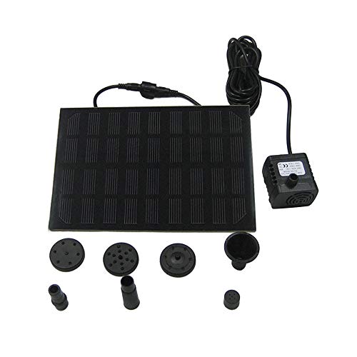 Lixada Praça 9 V 1.8 W 200 L/H Kit de Painel de Bomba de Água Da Fonte Solar para Piscina Jardim Pon