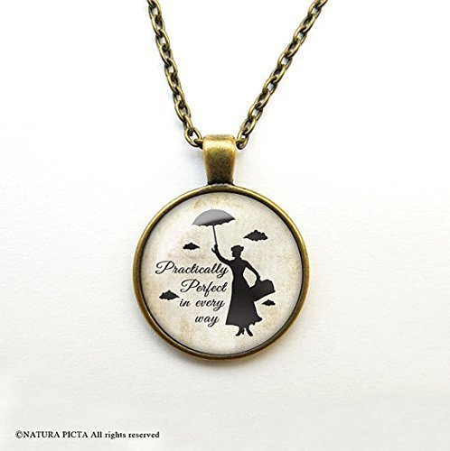 Preisvergleich Produktbild Mary Poppins Halskette Anhänger Schmuck Weihnachten Geschenk