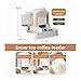 Pets Bowl, Pets Food Dish, Automatic Feeder and Water Dispenser, Anti-Tipping, for Pets Pet Supplies(Red)