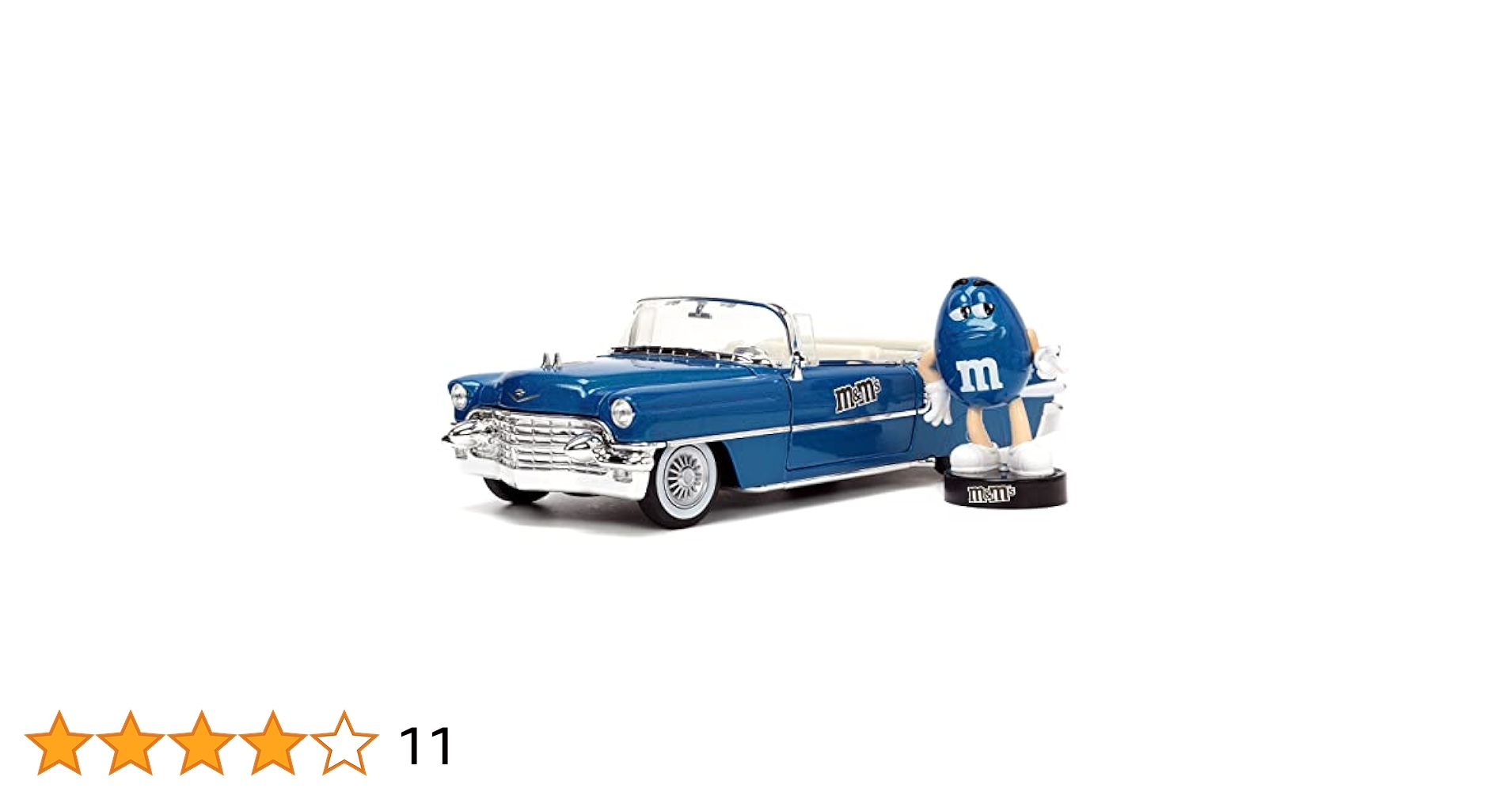 Jada Toys M&Ms 1956キャデラック・エルドラド/ブルーフィギア Jada Toys Hollywood Rides: Blue M&M and 1956 Cadillac