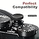 2PCS Deluxe Weichauslöser für Kameras, kompatibel mit X100VI, X100V, X-T5, X-T4, X-T3, X-T2, X100V, XPRO3, XPRO2, XPRO1, XE4, XE3, XT30, XT20, XT10, X100, X100T, X100F - Konkaves Design