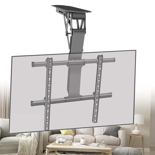 Support TV motorisé de plafond pour écran 50-90 pouces avec télécommande - 2