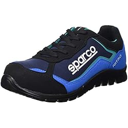 Botas De Seguridad Sparco Nitro Sparco - Zapatillas Nitro S3 Negro/Azul talla 38 EU