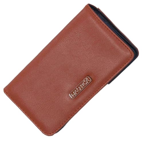 Nautica Seaside Slim Womens Wallet RFID Blocking Credit Card Holder, Coin Purse, Checkbook Organizer Clutch, Small Vegan Leather Wallet for Travel, Earth