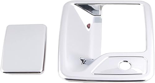 Miniatura 6 de AUCERAMIC Tapas cromadas para manijas de puerta, compatibles con Ford F250 F350 F450 F550 Super Duty 2000-2005 para Ford Excursion 4 puertas sin