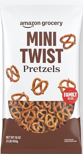 Amazon Grocery, Mini Twist Pretzels, 16 Oz