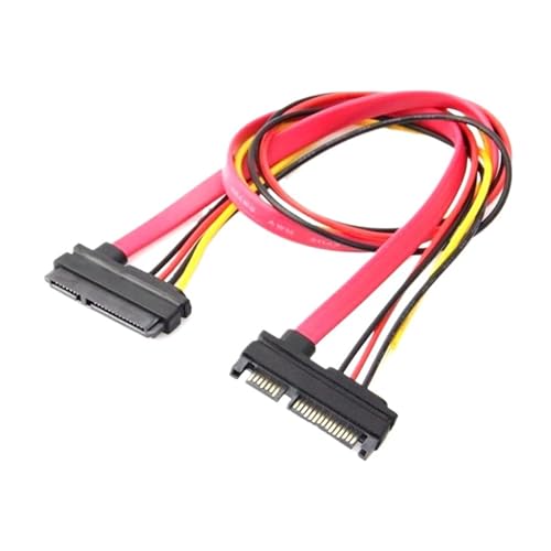 Cable Extensor SATA 22 Pin Macho a Hembra 30cm