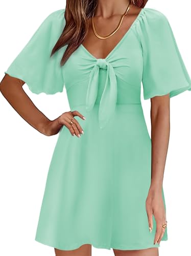 Image of MixShe Summer Dresses for Women 2026 Elegant Classy V-Neck Dress S-XXL