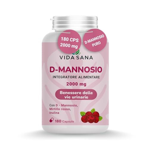 Miglior D MANNOSIO PURO Mirtillo rosso d mannosio cistite...