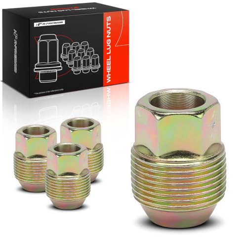 Image of A-Premium 4pcs M12-1.5 Wheel Lug Nut Compatible with Chevrolet & Pontiac | for Chevrolet Aveo 2005-2011 Aveo5 Pontiac G3 2009-2010 G3 Wave 2009 Wave Wave5 One Wheel