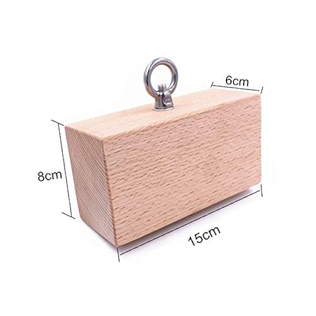Wooden Pinch Block Grip Workout Climbing Power Grip Forearm Finger Exerciser Strength Training Strengthener Equipment