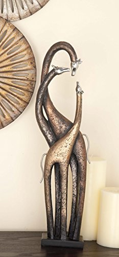 Deco 79 35151 Polystone Giraffe Decorative Sculpture Home Decor Statue thumb #1