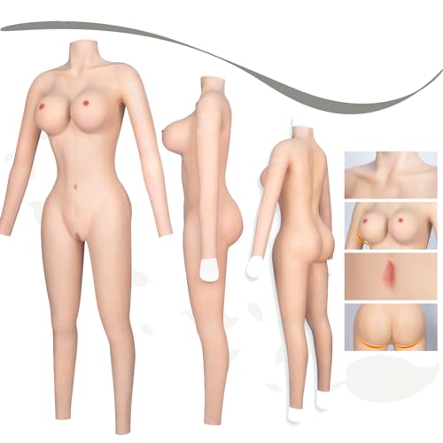 Silicone Bodysuit Full Body C-G Cup Fake Bodysuit Darg Silicone Bodysuit for Crossdresser Transgender Dargqueen2