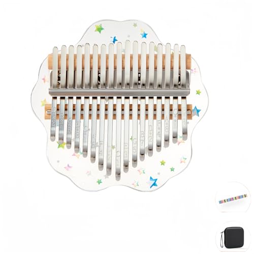 親指ピアノ クリアアクリルカリンバクリアキュートカリンバ17キーフィンガーピアノクリスタルカリンバマリンバ親指ピアノカリンバ クリアサウンドヒーリング楽器 かりんば カリンバ 初心者セット