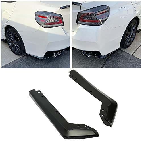KUAFU Rear Spat Bumper Valance Lip Compatible with 2015-2021 Subaru WRX STI Polyurethane Rear Spoiler