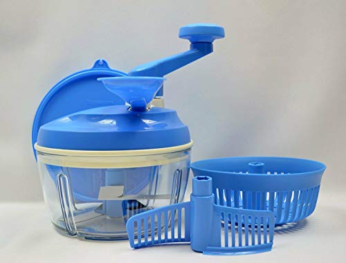 Tupperware PRO Quick Blue Chef Food Chopper Onions Veges NEW