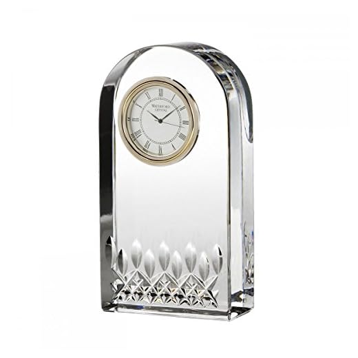 Waterford Lismore Essence Clock, 5", Clear
