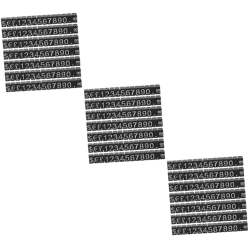 HAPINARY 30 Sets Tag Cube Stands Jewelry Tags Stickers Small Display Blocks Retail for Stores