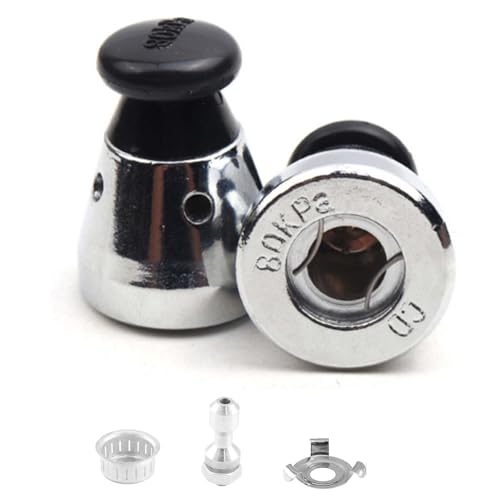 Universal Pressure Cooker Jigger Valve Replacement with Exhaust Rod, Safe and Anti-blocking, Regulator Weight Pressure Control 80KPA