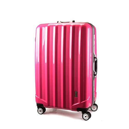 スーツケースTSAロック搭載 4輪 ダブルキャスター フレーム開閉式 KT523ACX 先上げ品 軽量 旅行カバン キャリーケース 旅行用品 国内海外 修学旅行 海外留学 ビジネスバック キャリーバック S M L 小型 中型 大型 (S 小型, ローズピ