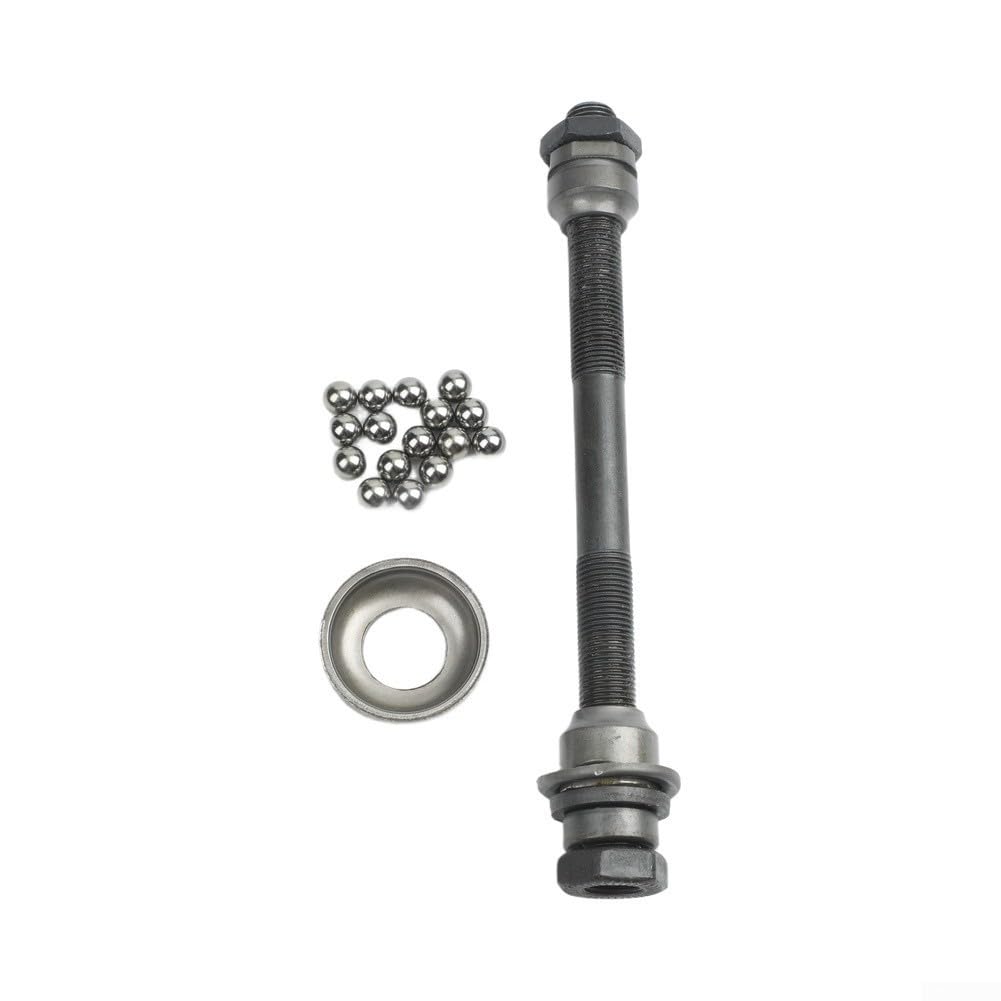 For Novatec Rear Hub Axle 135Mm With Balls, Steel Hollow Bike Axle Replacement Kit For Mountain Bike, Quick Removal Bearing Assembly Set(kit2)