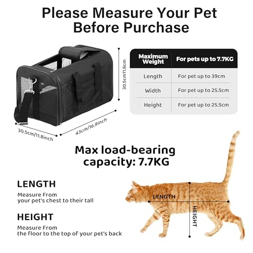 Image of Bone Cat Scratcher Cardboard Lounge Bed and Pet Travel Carrier Soft Sided Portable Bag Up to 17lbs, and Cat Scratching Post, Durable Board Pads Prevents Furniture Damage