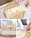 BBJ WRAPS Rectangle Cake Box Long Swiss Pumpkin Roll Cake Containers Transparent Bakery Packaging, 5 Sets, 11(L) X4(W) X3.7(H) Inch
