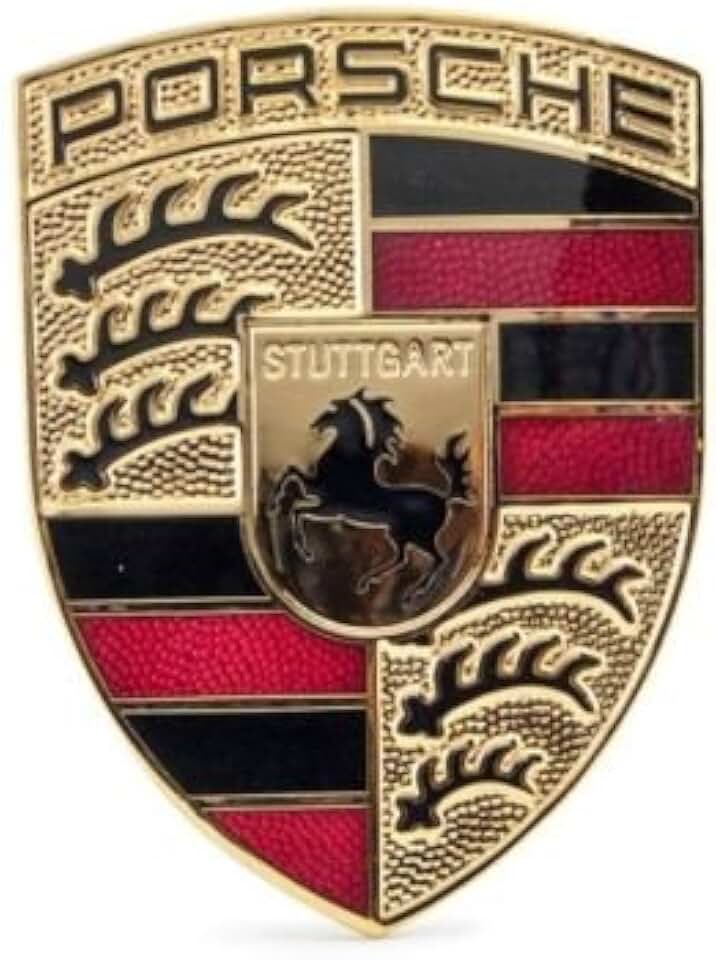 porsche hood emblem