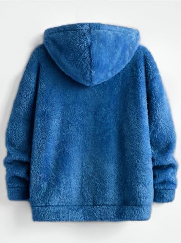 Image of Ben Martin Men Fleece Standard Length Zipper Hoodie with Kangaroo Pocket | Winterwear Jacket