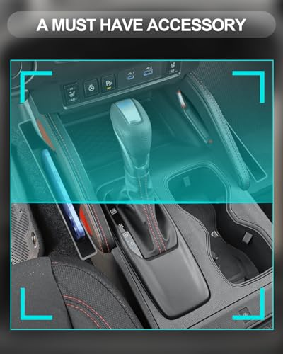 Image of CDEFG 2Pcs for 2022-2025 Nissan Frontier Center Console Organizer | for 2022-2025 Nissan Frontier (S /SV /PRO-X /PRO-4X / SL) Accessories Middle Console Gear Shift Side Tray Hanging Storage Box