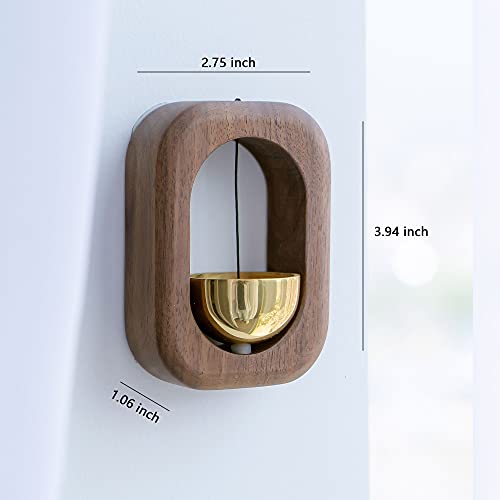 Sanosy Magnetic Shopkeepers Bell Wood Doorbell Wind Chime For Refrigerator thumb #5