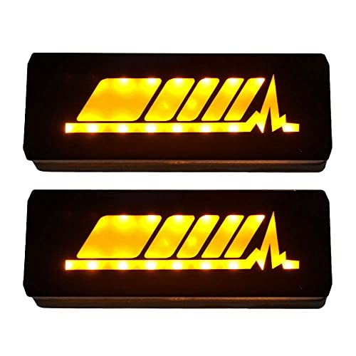 VVEDIK 2 Lámparas Indicadoras De Repetidor De Luz De Posición Lateral LED Ámbar para Lada Niva 4X4 1995 Nueva Marca Lateral,G