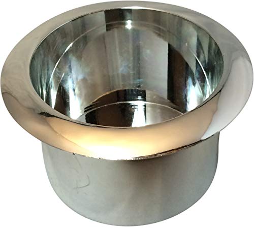 FR Universal Replacement Plastic Cup Holder, Chrome, 3 5/16