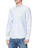  GANT Banker Slim Oxford BD, Color Verde, XXXXL para Hombre