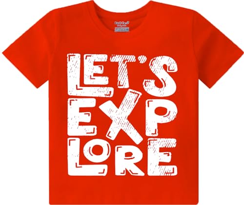 Image of kiddeo Boys Cotton Printed Regular Fit T-Shirt(Pack of 5)