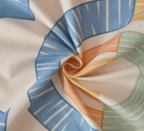 Image of Bedsheet for Single Bed 48x72 Inches with 1 Standard Size 17x27 Inches Pillow Cover, Bed Seet Fits Upto 6 Inches Mattress with Deep Pocket - Mix Circle Pattern Printed
