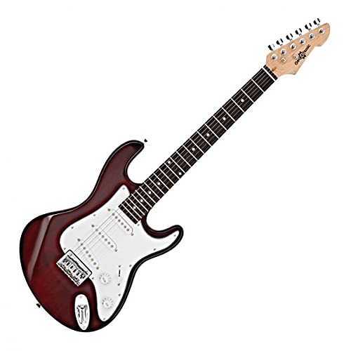 Guitare Electrique 3/4 LA Miniamp Pack Rouge - Les Beatles, Paul McCartney, John Lennon, RIngo Starr, George Harrison Guitare Electrique 3/4 LA Miniamp Pack Rouge – Image 4