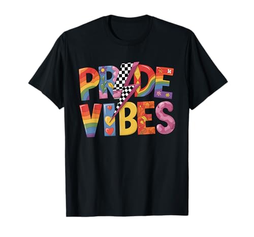 Pride Vibes Equality - Orgullo Gay Ally LGBTQ Pride Month Camiseta